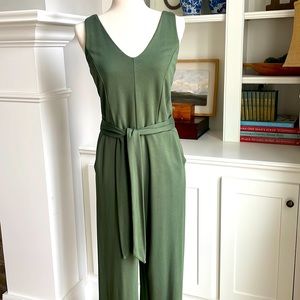 Old Navy jumpsuit, cropped, small, olive green